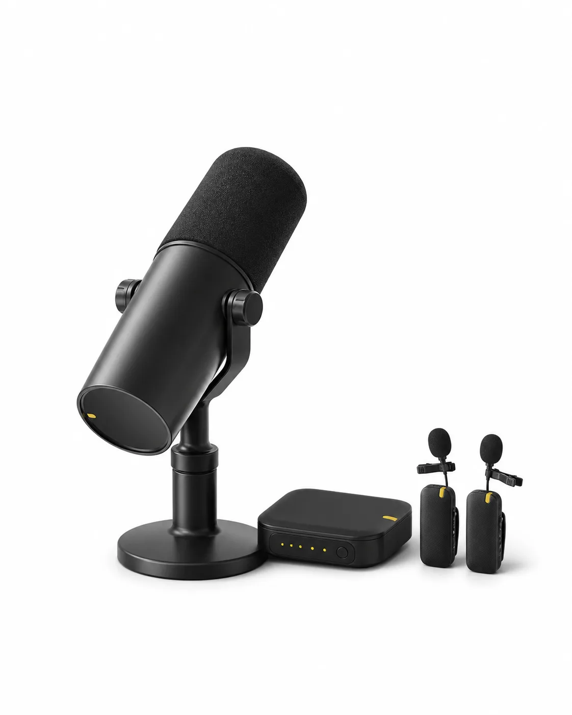 Micrófono profesional y sistema inalámbrico de audio